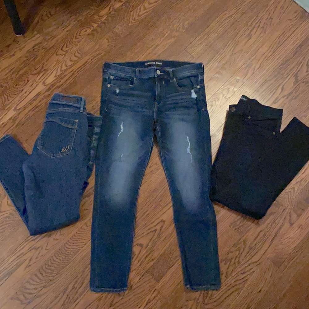 Express skinny jeans bundle 10s